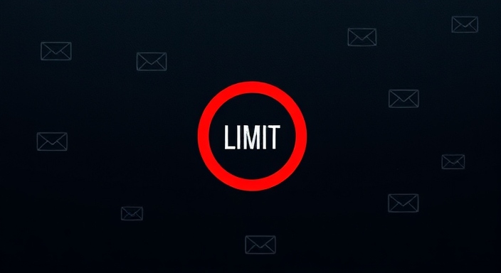 batas limit pengiriman email
